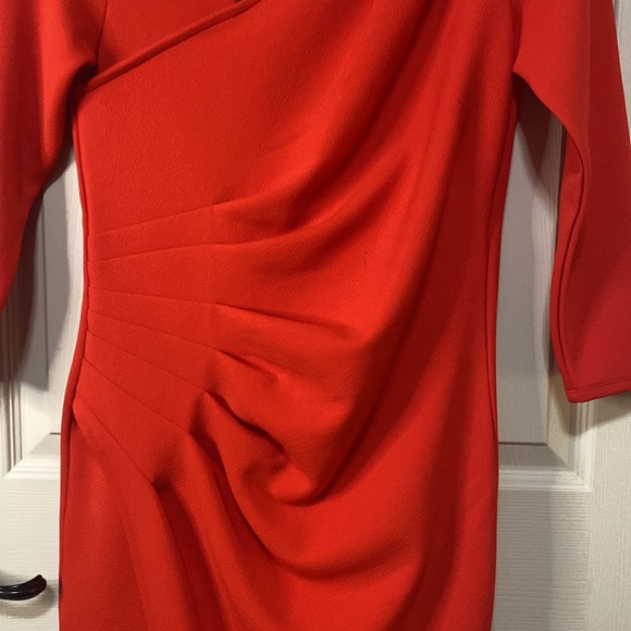 New York & Company Orange Sheath Dress | Size: Medium - Picture 5 of 15